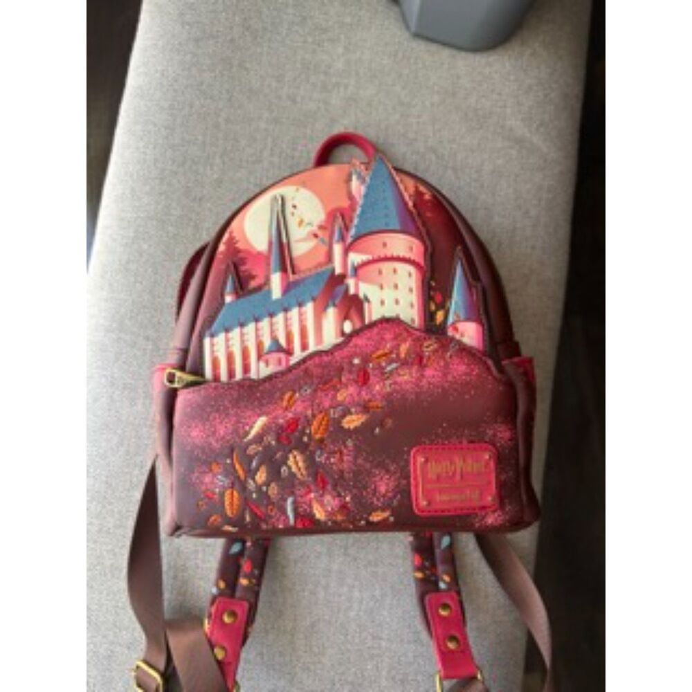 Loungefly Harry Potter Hogwarts Castle Mini Backpack Hedwig Lining